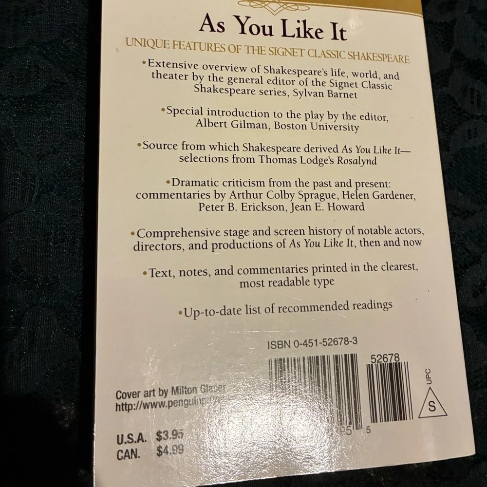 “As You Like It” Gift Set